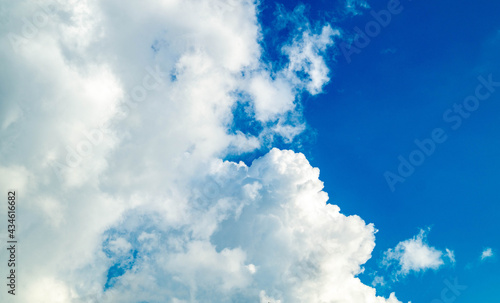 blue sky and clouds