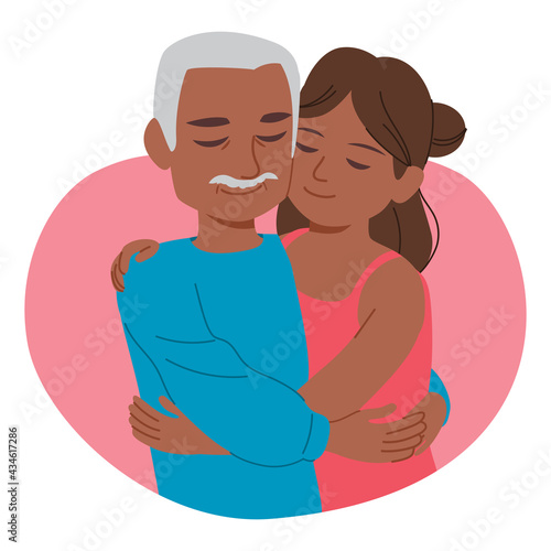Black Senior father and you...