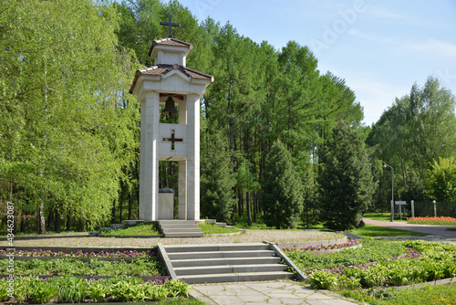 Memorial chapel to Spaniards who fell in world war ii in 1941-1945 in Victory Park  in Moscow, Russia