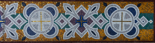 ceramic panel,colorful decorative mosaic tiles background