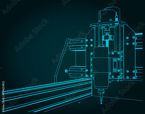 CNC machine for wooden 3D carving