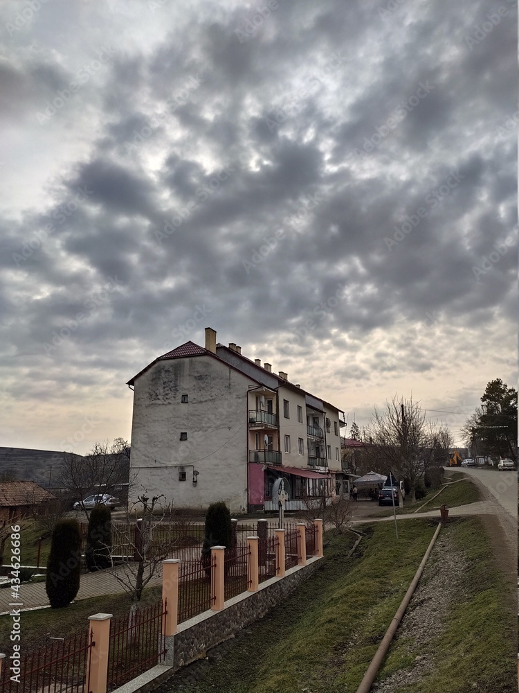 Residential blocks in Milas, Bistrita, Romania 2021