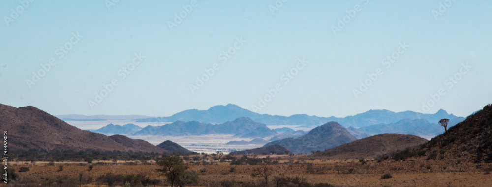 panorama namib naukluft national park - namibian landscape