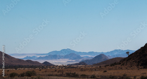 panorama namib naukluft national park - namibian landscape