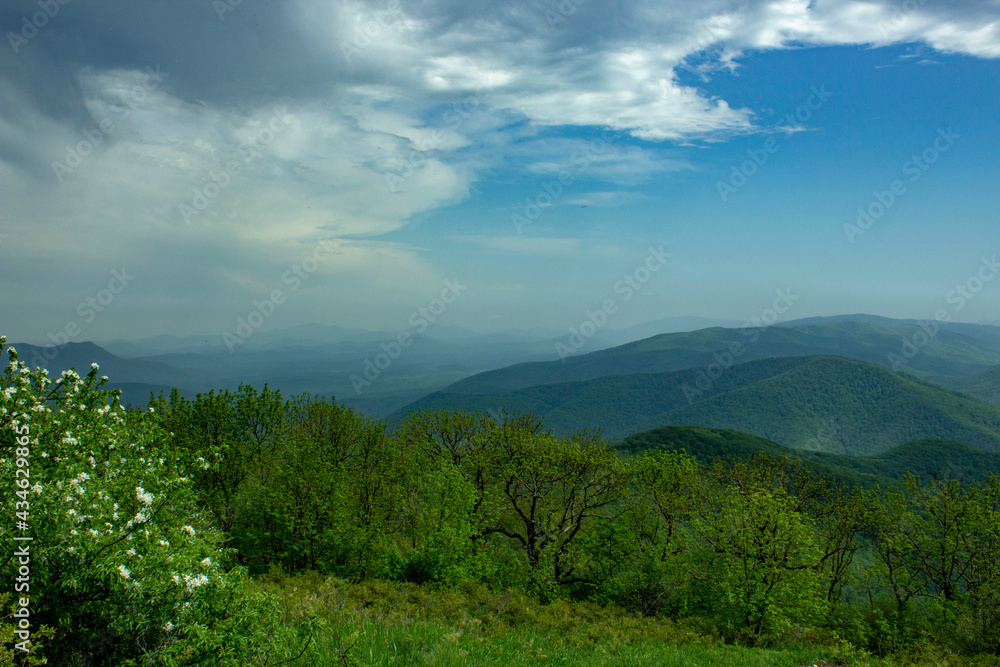 Fototapeta premium landscape with clouds