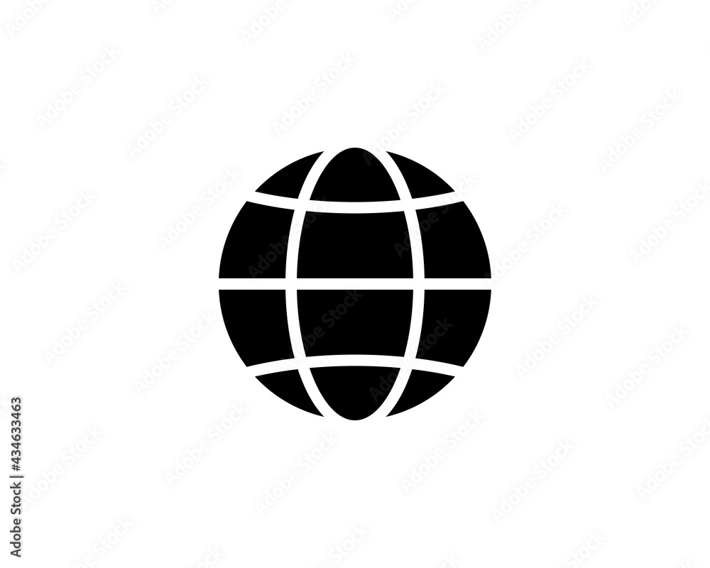 Globe Icon in trendy flat style isolated on white background. World globe symbol for your web site design, logo, app, UI. Vector illustration, EPS10. Globe Icon in trendy flat style isolated on white background. World globe symbol for your web site design, logo, app, UI. Vector illustration, EPS10.