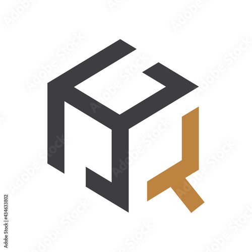 Initial hq letter logo vector template design. Linked letter qh logo design.