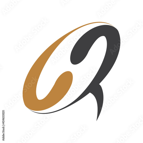 Initial hq letter logo vector template design. Linked letter qh logo design.
