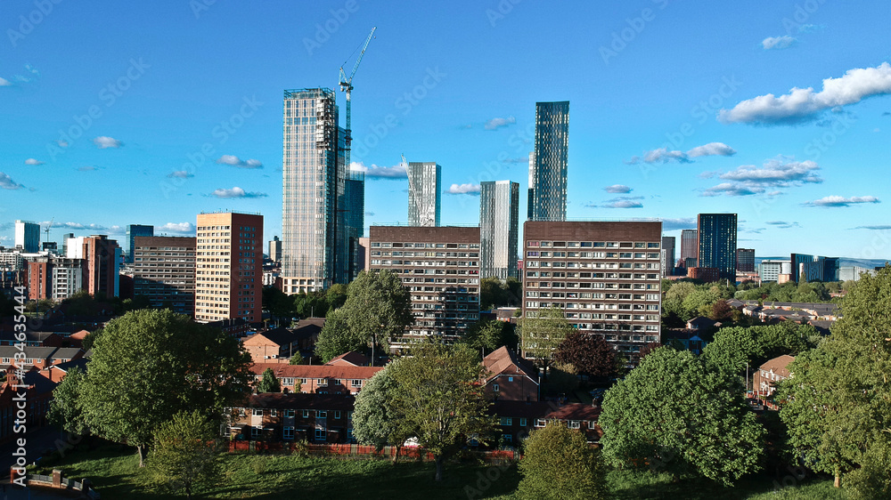 Fototapeta premium City of Manchester, England