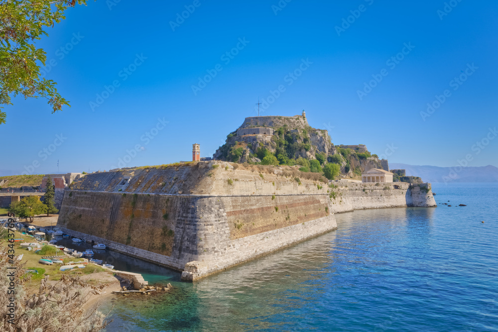 Old Venetian fortress in Corfu town Greece Old Venetian fortress in Corfu town Greece