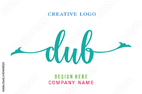 DUB lettering logo is simple, easy to understand and authoritative