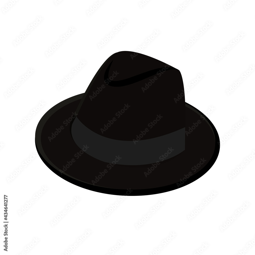 Fototapeta premium Isolated hipster hat icon Father day Vector illustration