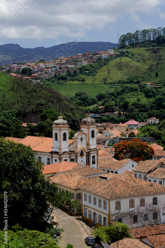 Cidade historica de Ouro Preto em Minas Gerais photo