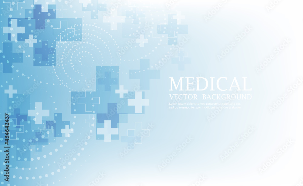 Vector medical background.Geometric cross shape Vector medical background.Geometric cross shape