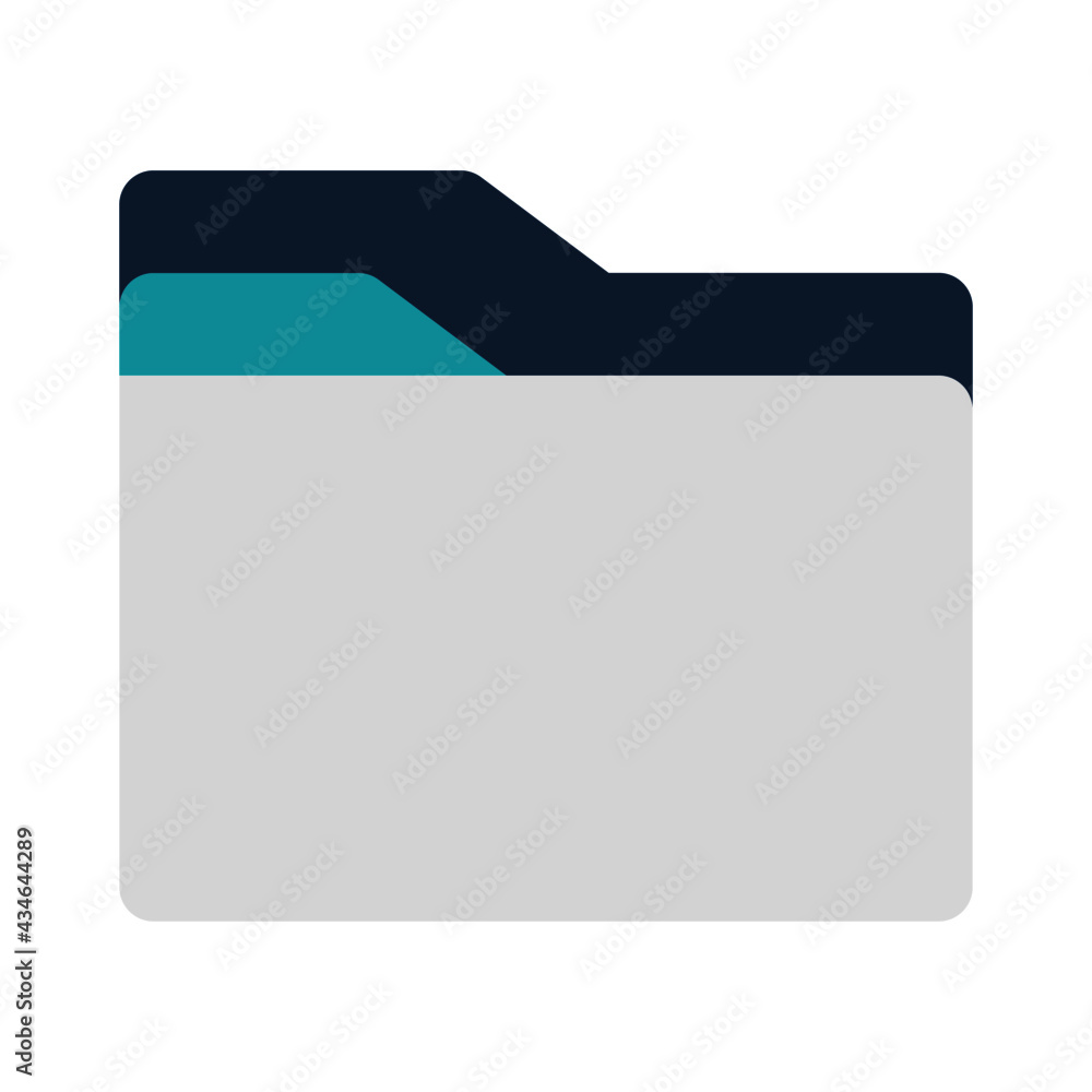 icon folder using flat style and blue color dominate icon folder using flat style and blue color dominate