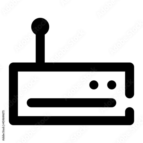 icon modem using line style