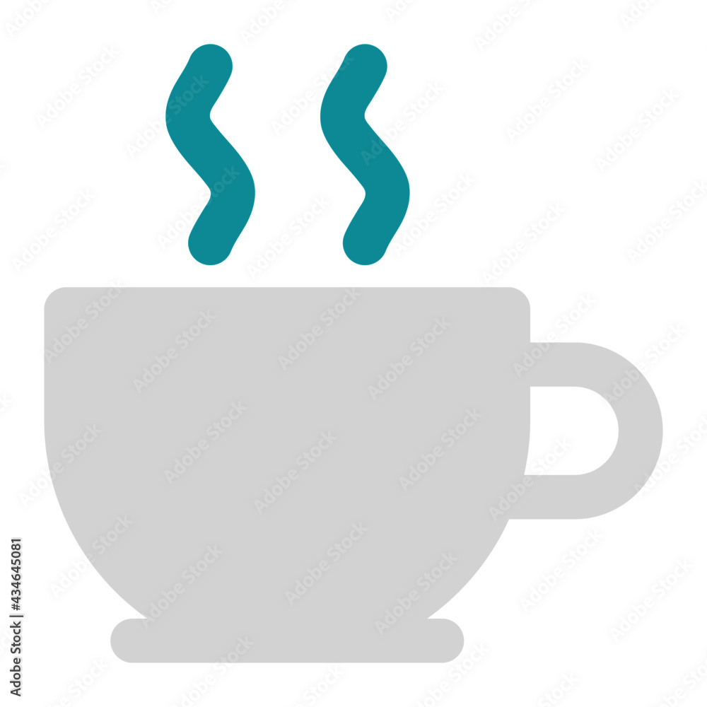 icon cup drink using flat style and blue color dominate icon cup drink using flat style and blue color dominate