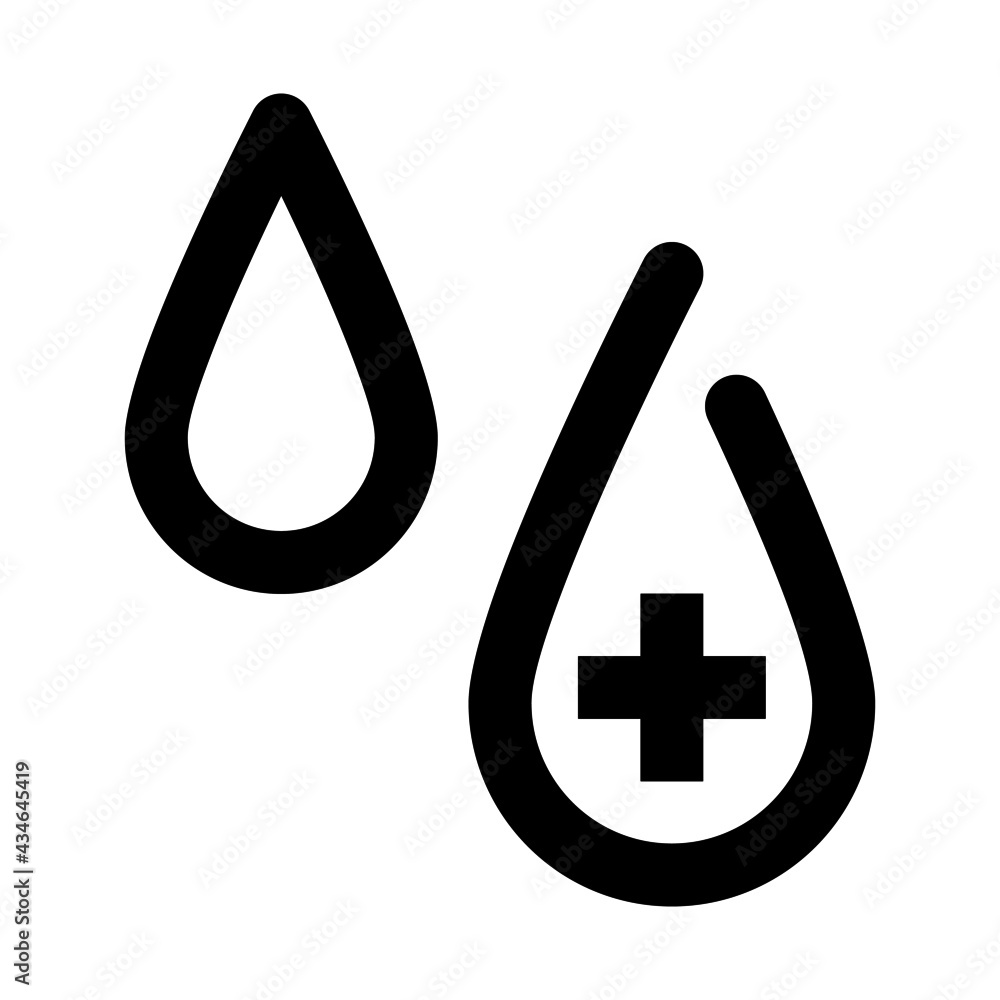icon blood using line style icon blood using line style