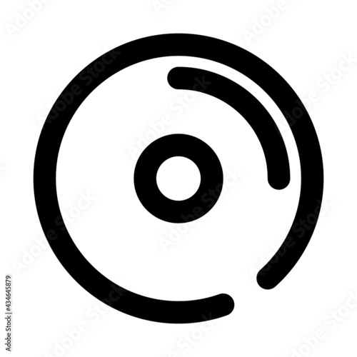 icon cd using line style
