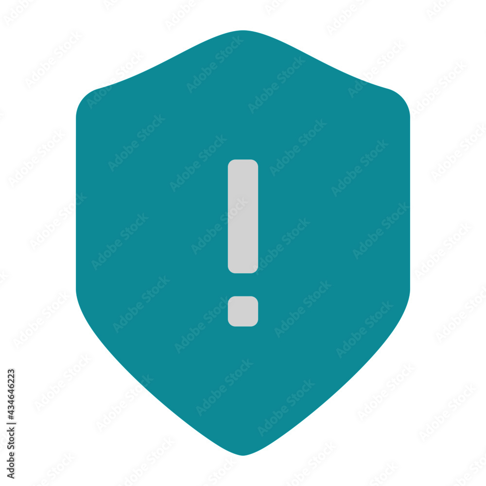 icon shield warning condition using flat style and blue color dominate icon shield warning condition using flat style and blue color dominate