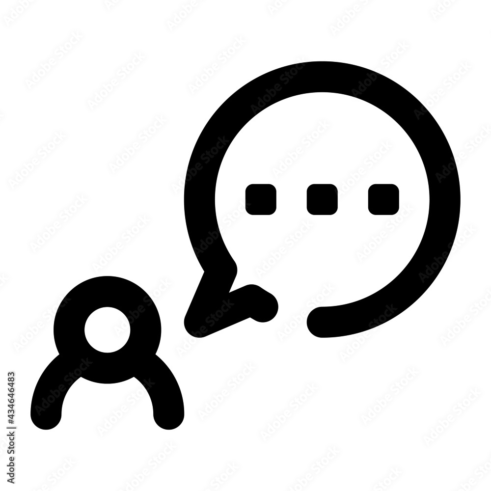 icon comment post using line style icon comment post using line style
