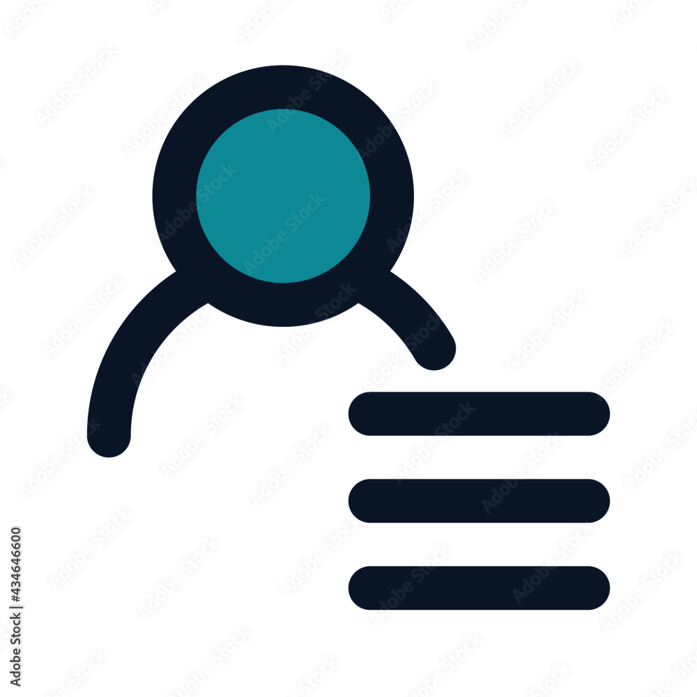 icon friend list using filled line style and blue color icon friend list using filled line style and blue color