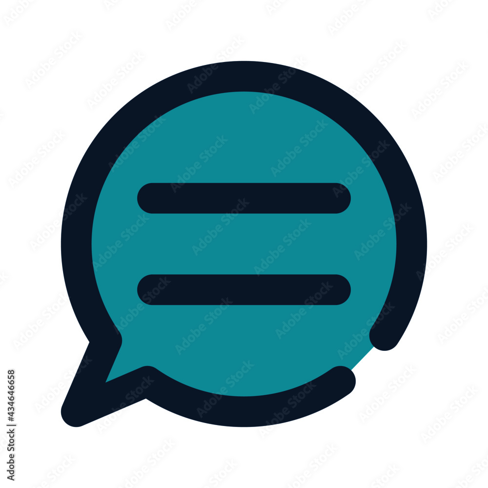 icon status using filled line style and blue color icon status using filled line style and blue color