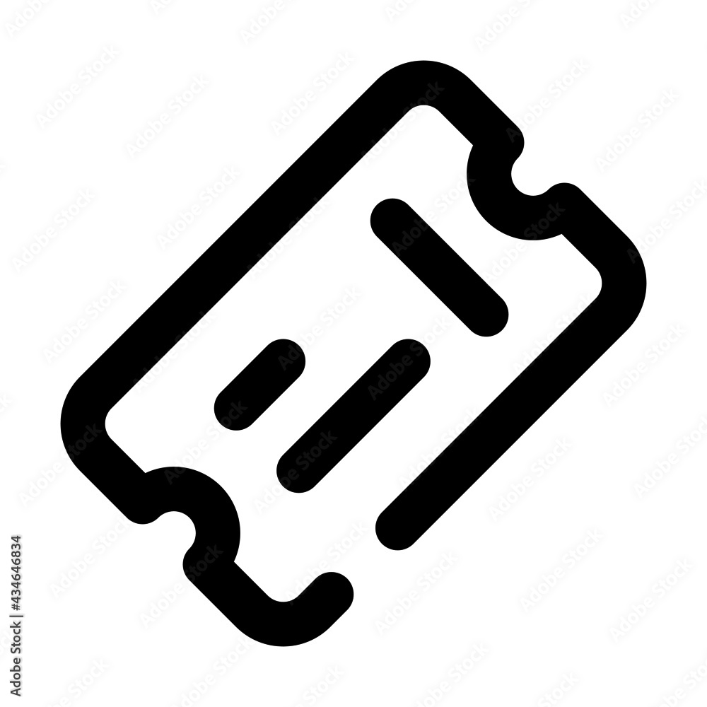 icon ticket using line style icon ticket using line style