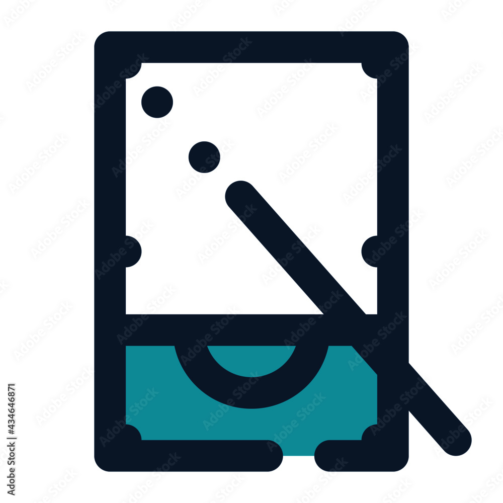 icon billiard board using filled line style and blue color icon billiard board using filled line style and blue color