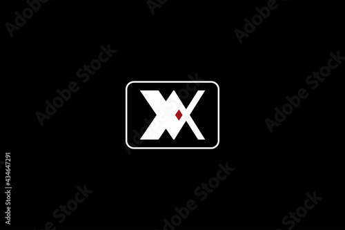letter x k logo