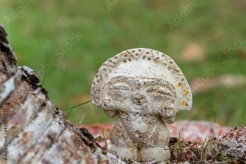Photography Taino Sculpture, Replica, Dominican Republic