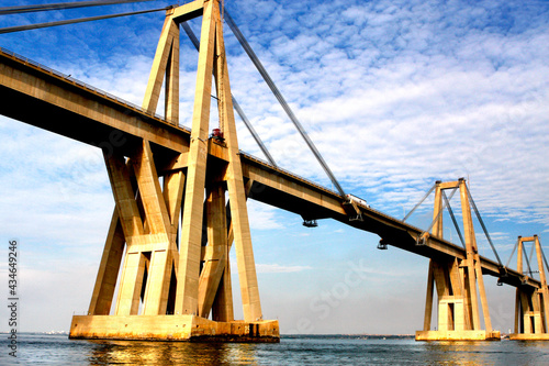 Puente sobre el Lago de Maracaibo en el estado Zulia, Venezuela photo