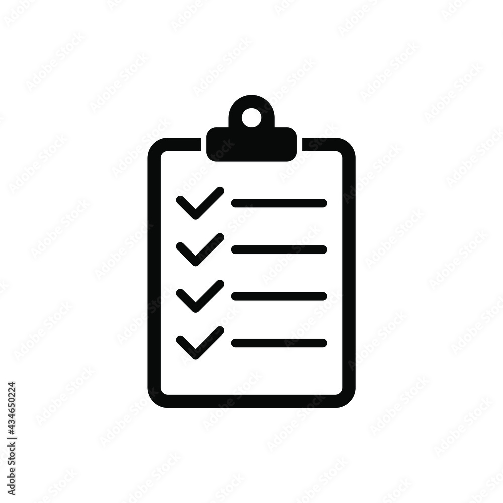 clipboard with checklist clipboard with checklist