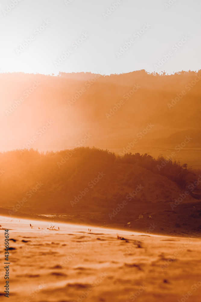 Fototapeta premium sunset over the sea