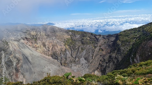 Irazu Volcano Crater in Cartago, Costa Rica	
 photo