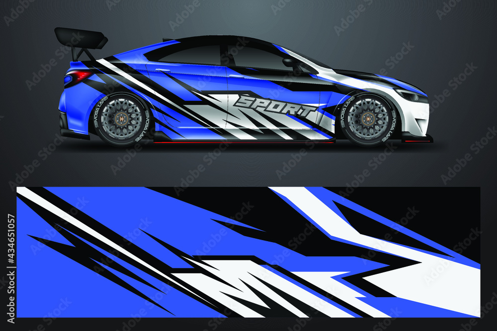 Car wrap designs vector background for vehicle Car wrap designs vector background for vehicle