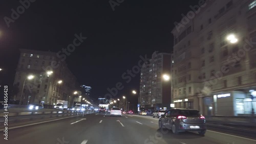 Night Driver at Moscow City