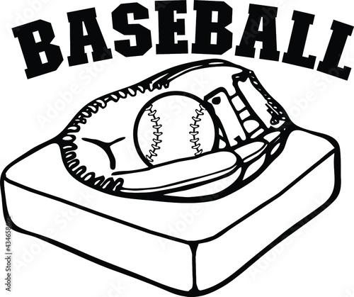baseball and glove | baseball equipment