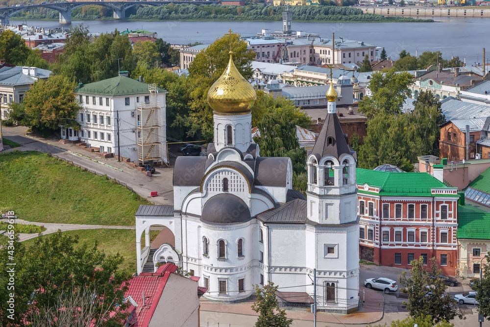 Obraz premium Temple of the Kazan Icon of the Mother of God, Nizhny Novgorod, Russia