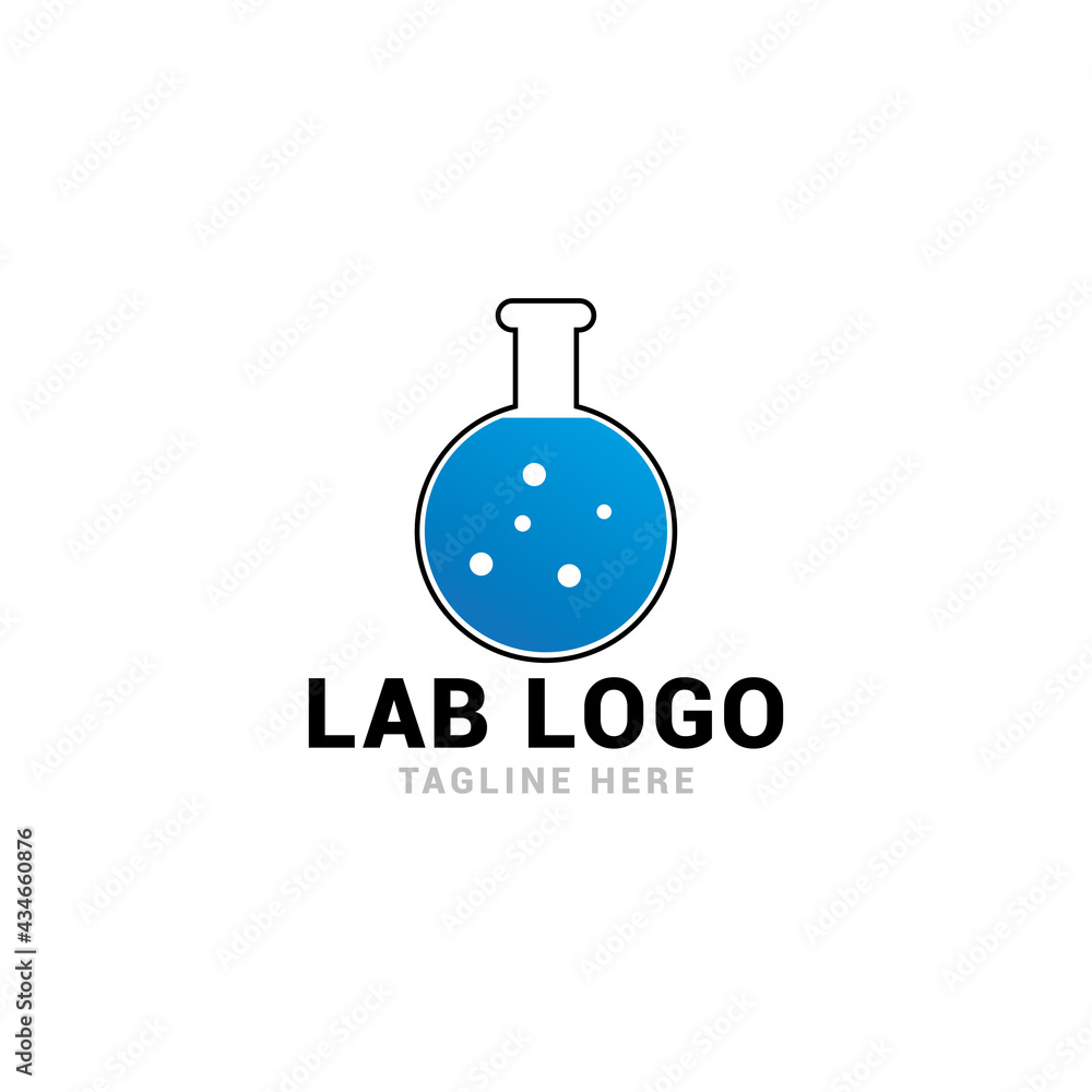 Lab logo icon vector template. Lab logo icon vector template.