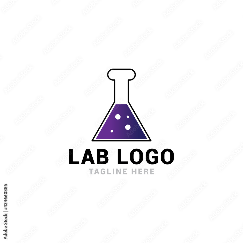 Lab logo icon vector template. Lab logo icon vector template.