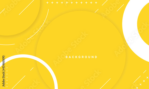 Abstract yelow geometric shapes background