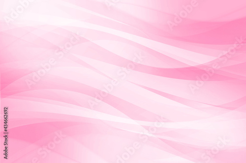 曲線の重なり アブストラクト 基調色はピンク © imagefuji