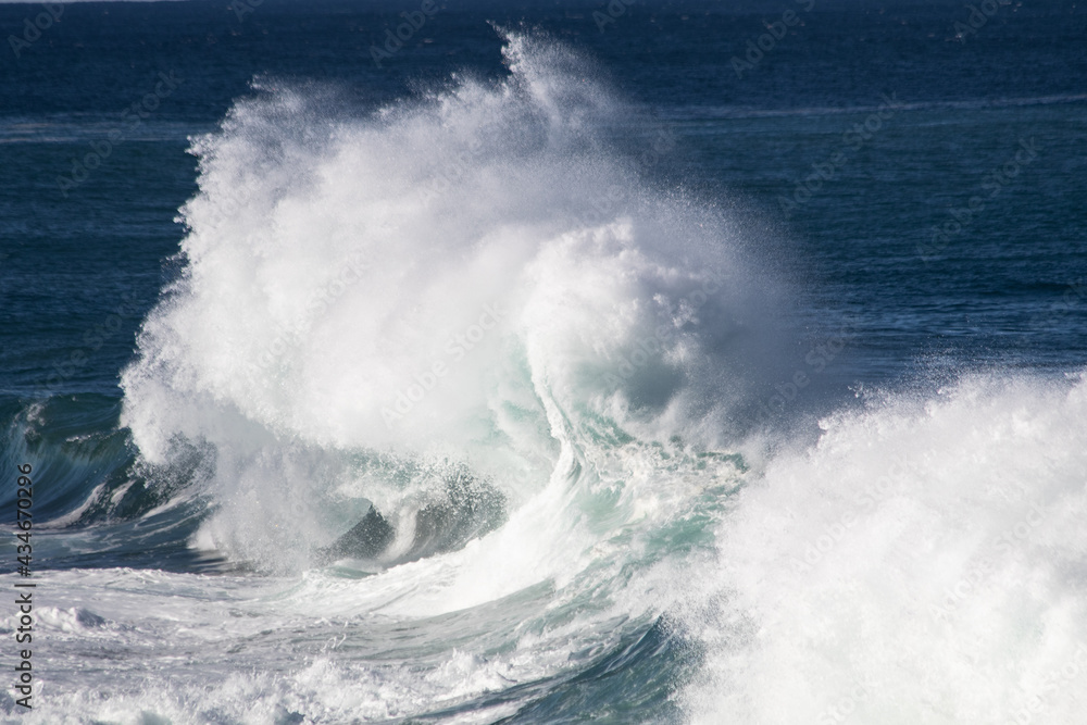Obraz premium Ocean wave upclose
