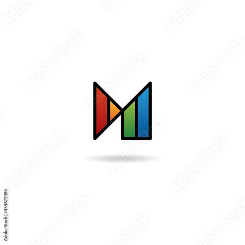 Free Download initial m logo design icon inspiration - GFXLoad