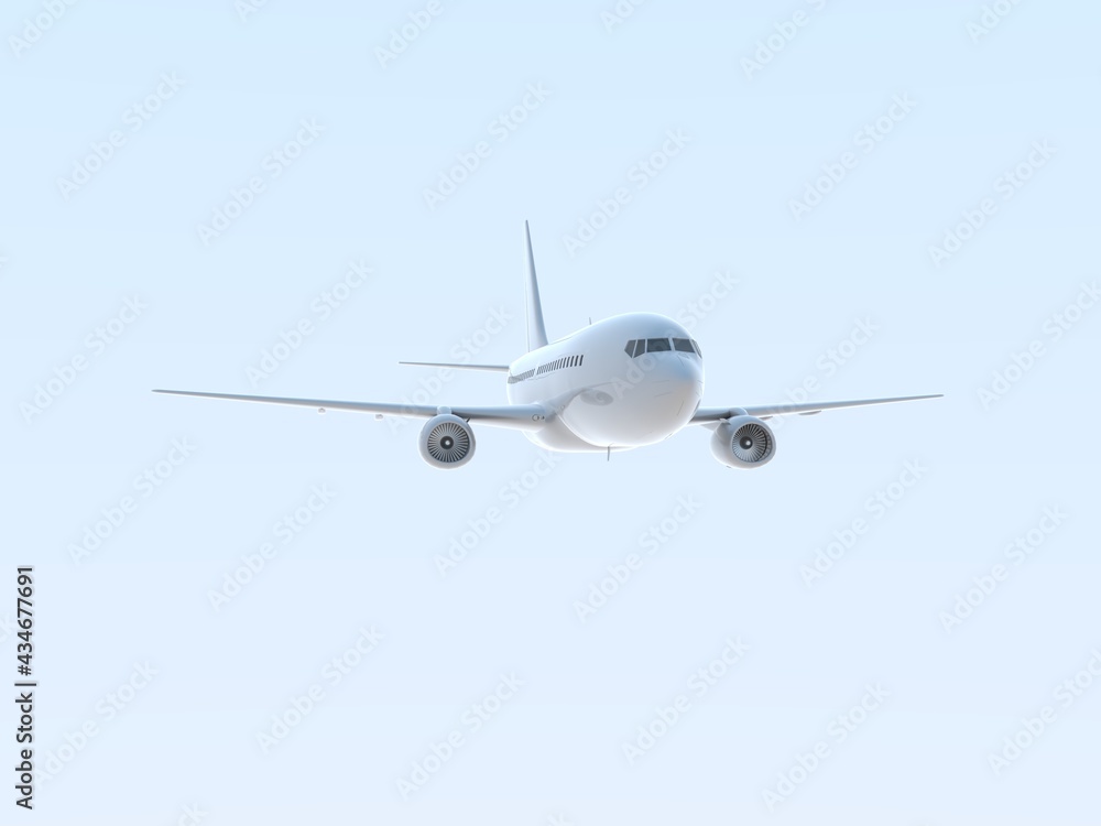 Obraz premium Commercial&nbsp;Passenger Plane in Air&nbsp;in Sky Aviation Cargo Service