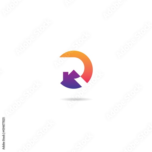 initial r with home logo design icon inspiration Free Download initial r with home logo design icon inspiration - GFXLoad