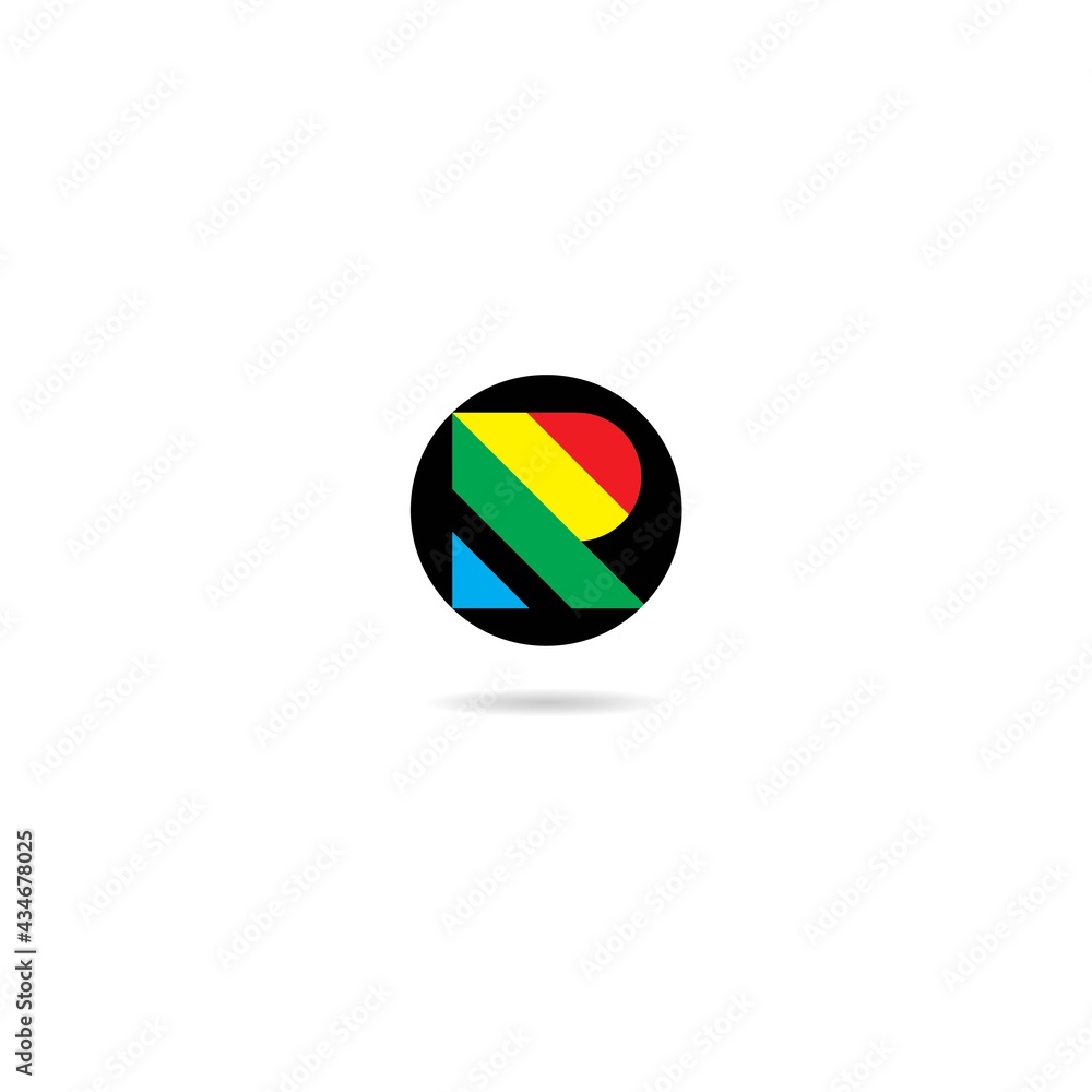 initial r on circle logo design icon inspiration initial r on circle logo design icon inspiration