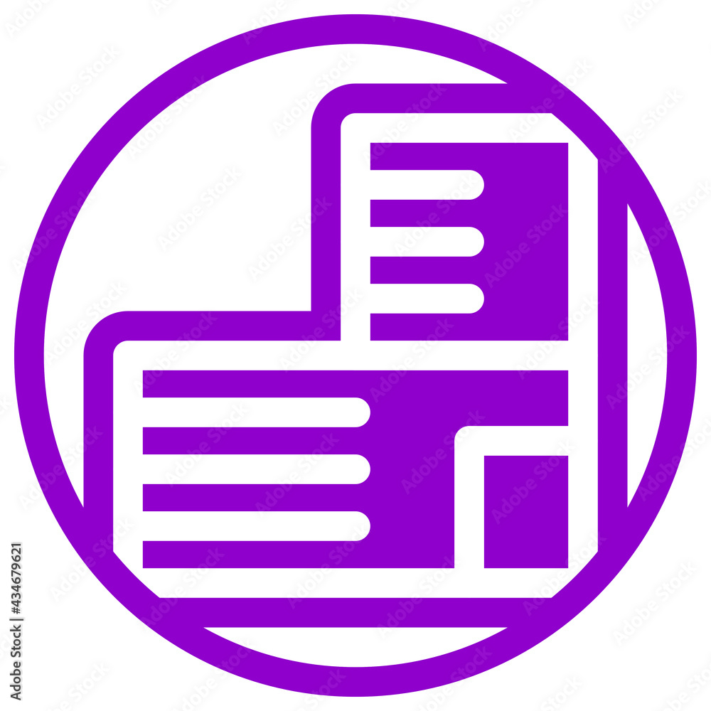 Wide building icon in flat design 04 Wide building icon in flat design 04
