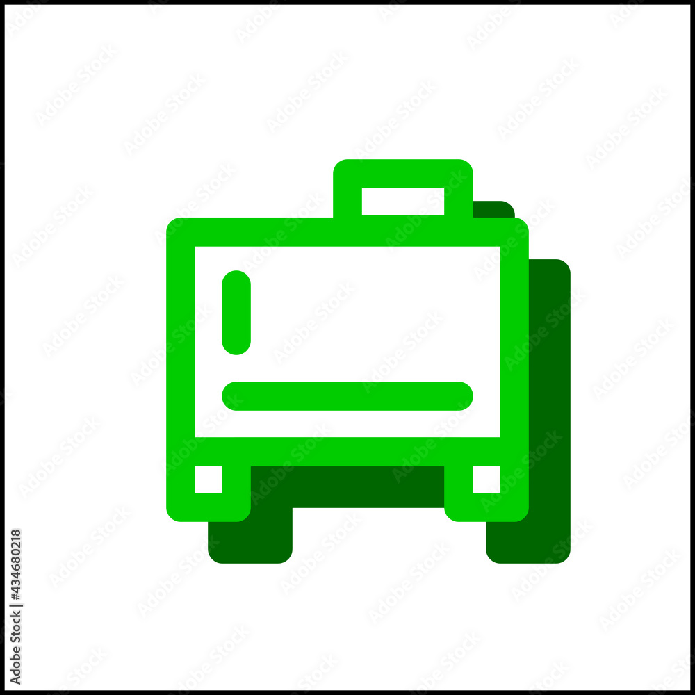 Water storage icon in flat design 06 Water storage icon in flat design 06